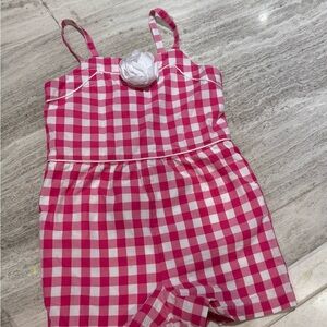 Pink and White Sweatpants with Cozy Fit